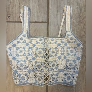 Aerie Crochet Bralette Crop Top